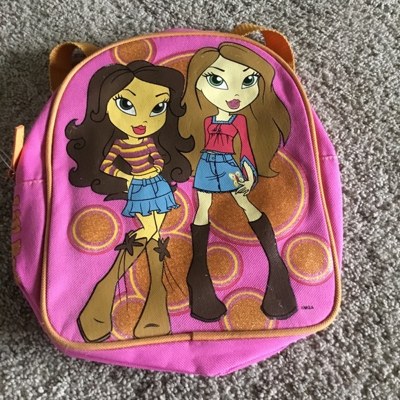 Bratz Pink and Orange Kids Backpack - Picture 1 of 7